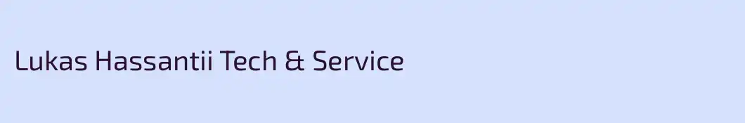 Lukas Hassantii Tech & Service 